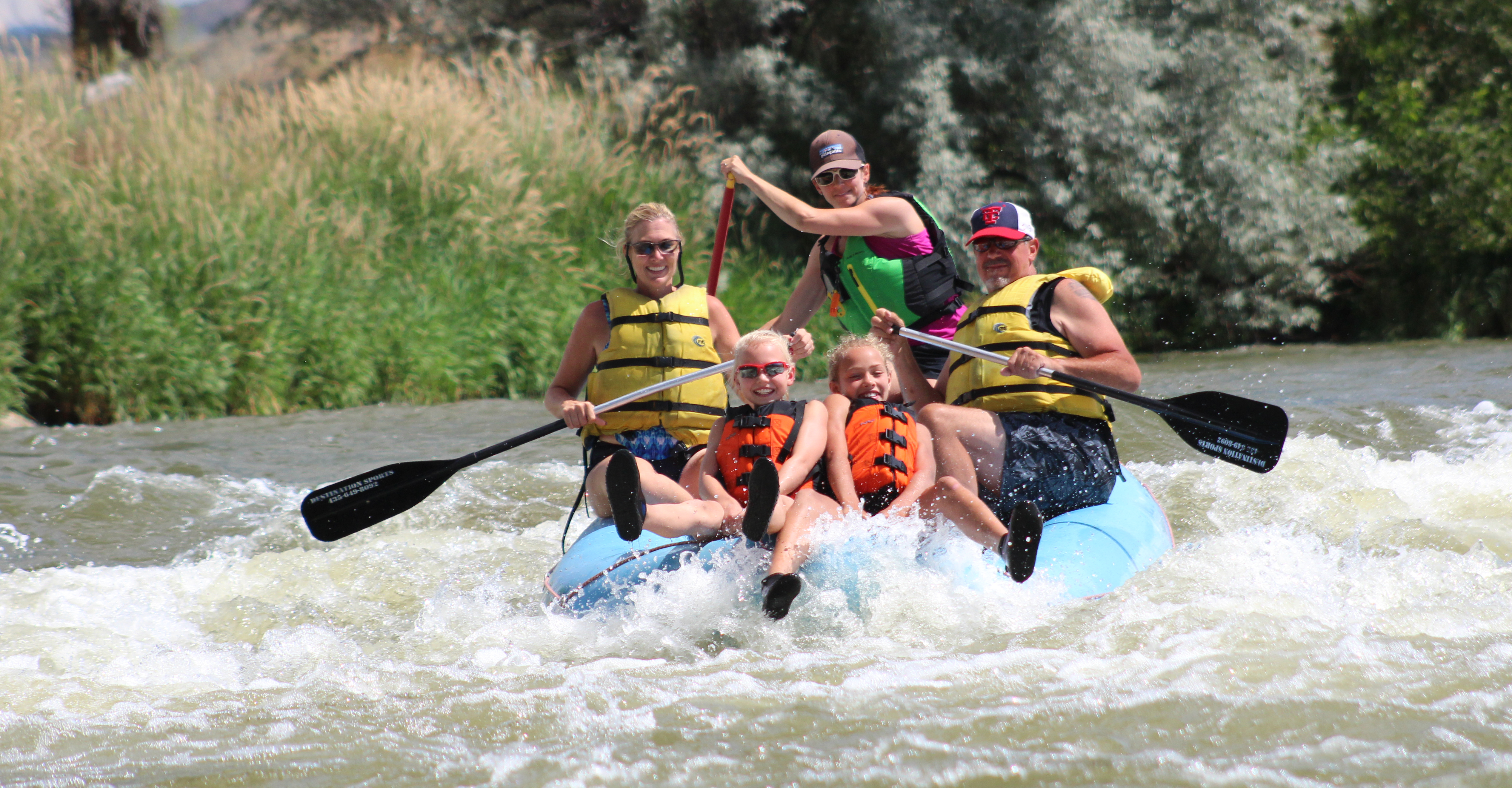 Class II mild whitewater river rafting