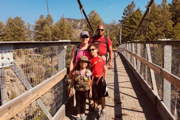 Guided Hike to Hellroaring Creek & Suspension Bridge