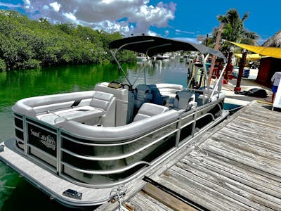 key west pontoon boat for rent sunset watersports