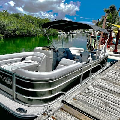 key west pontoon boat for rent sunset watersports