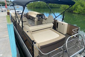 premium pontoon boat rental key west