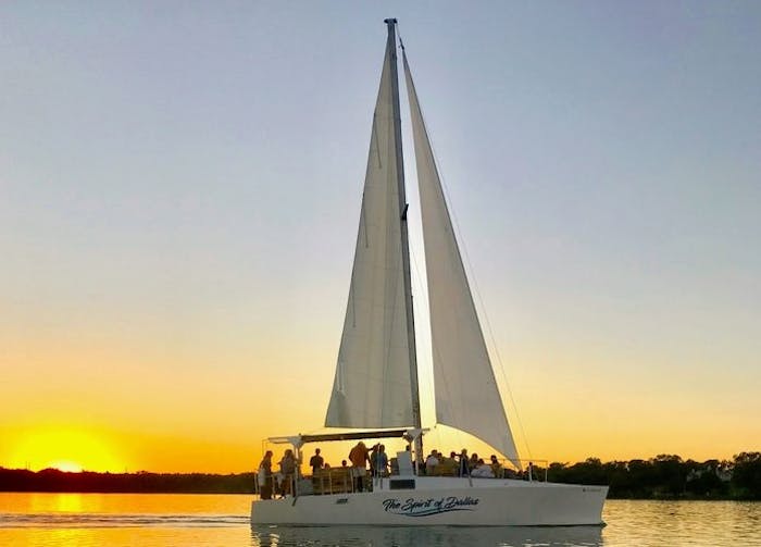 sunset cruise white rock lake