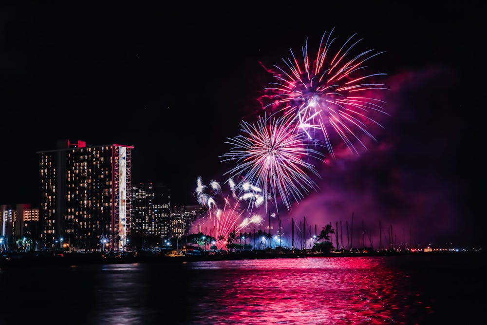 Fireworks-in-Waikiki-Honolulu-Oahu-Hawaii-GTHJFS