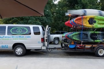 Kayaks Loaded on Trailer