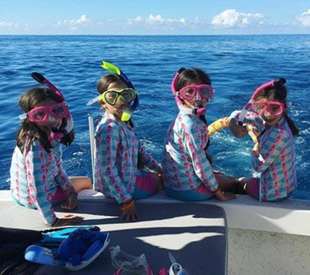 Kids Ready For Snorkeling
