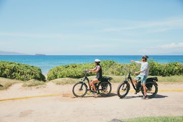 Couple On Bicycles Wailea Maui