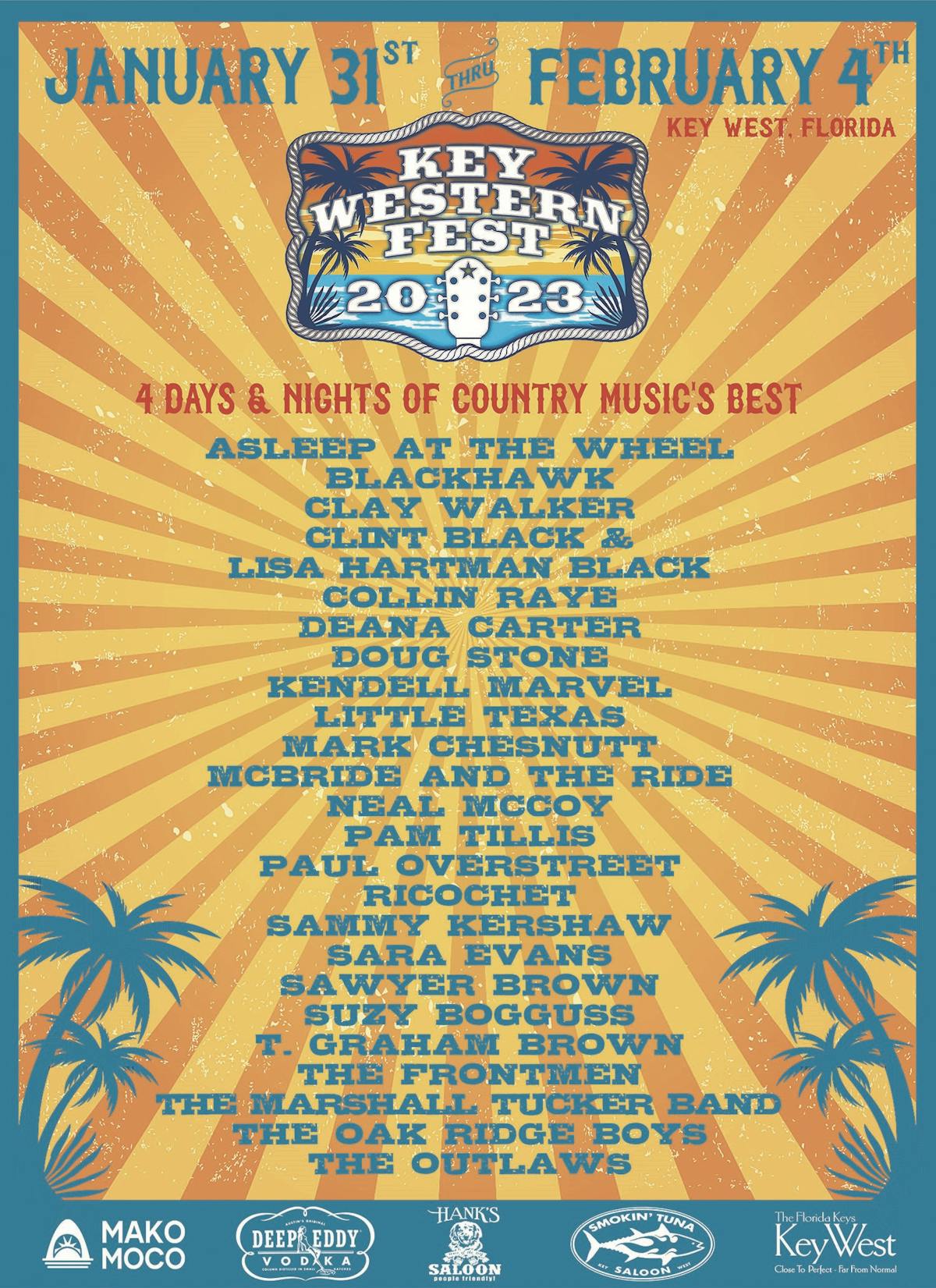 Country Music Festival in Key West, Florida Key Western Fest