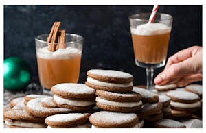 gingerbread and gin fizz