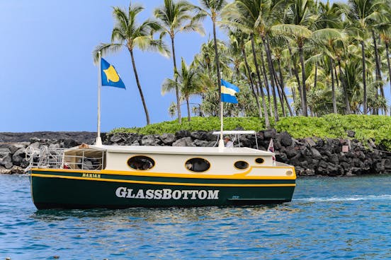 glass bottom boat tours in kona