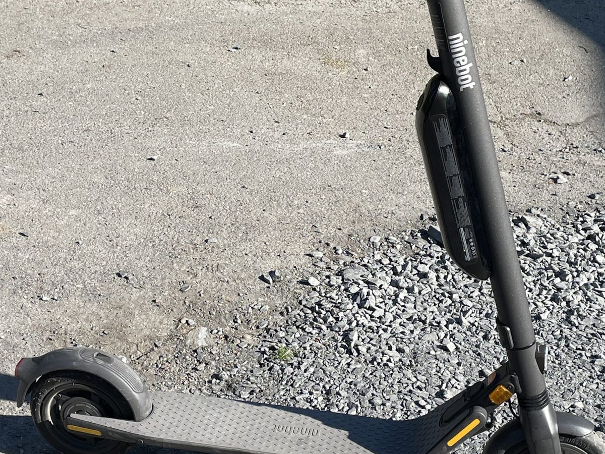 Scooted on gravel