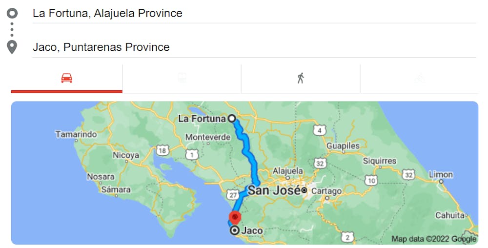 Top 4 Best Ways How To Get From La Fortuna to Jaco