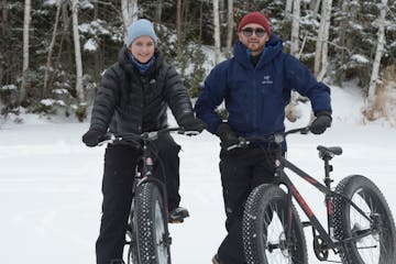 Location de Fat Bike en hiver en nature au Québec