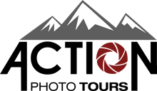 logo, action photo tours