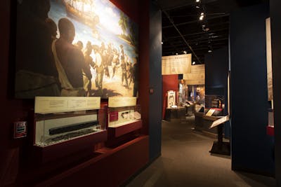 A hall in the Whydah museum.