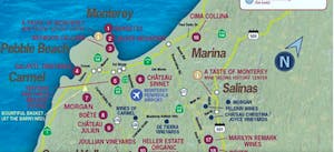 Monterey Wine Map