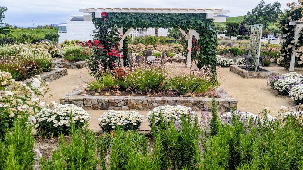 The Donum Estate Winery Flower Garden