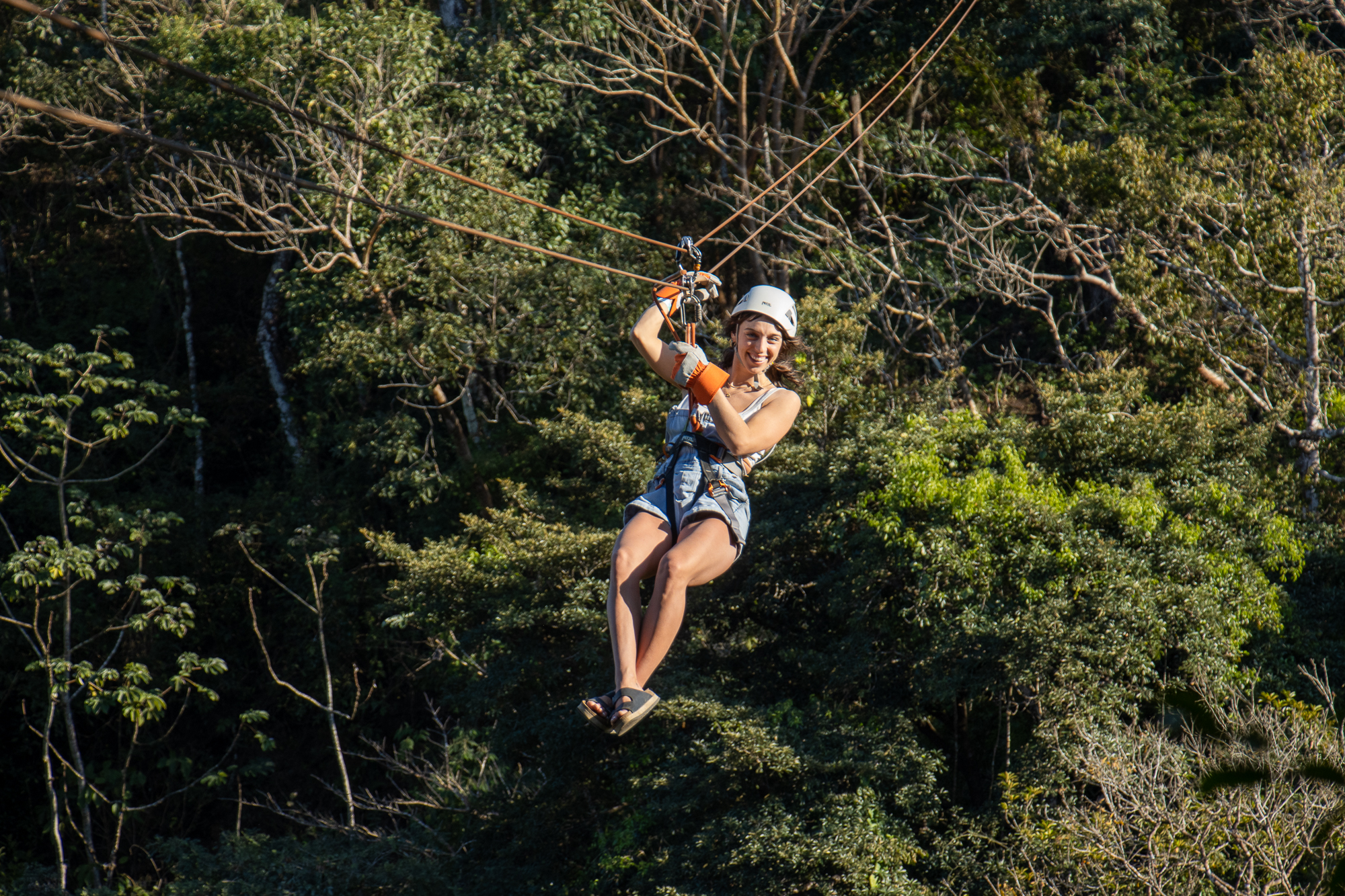 a man jumping in the air