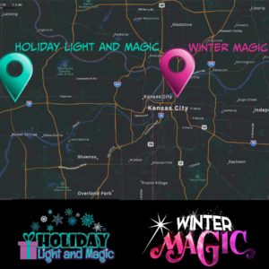 Winter Magic Holiday Light and & Magic Kansas City KC Map FAV Favorite Christmas Lights Family Fun Things To Do Activities