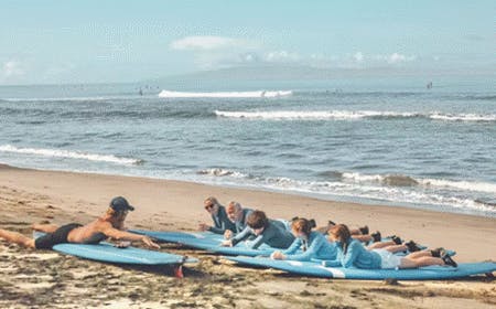 Group Surf Lesson in Maui