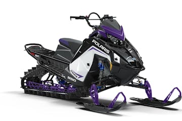 a purple motorcycle