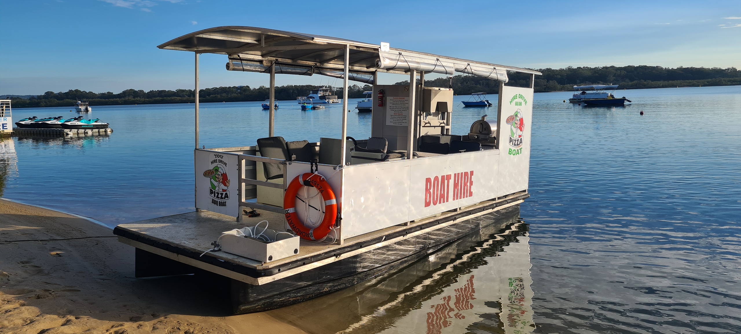 Bbq pontoon boat hotsell