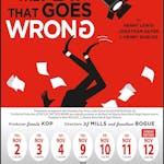 poster for the play that goes wrong key players