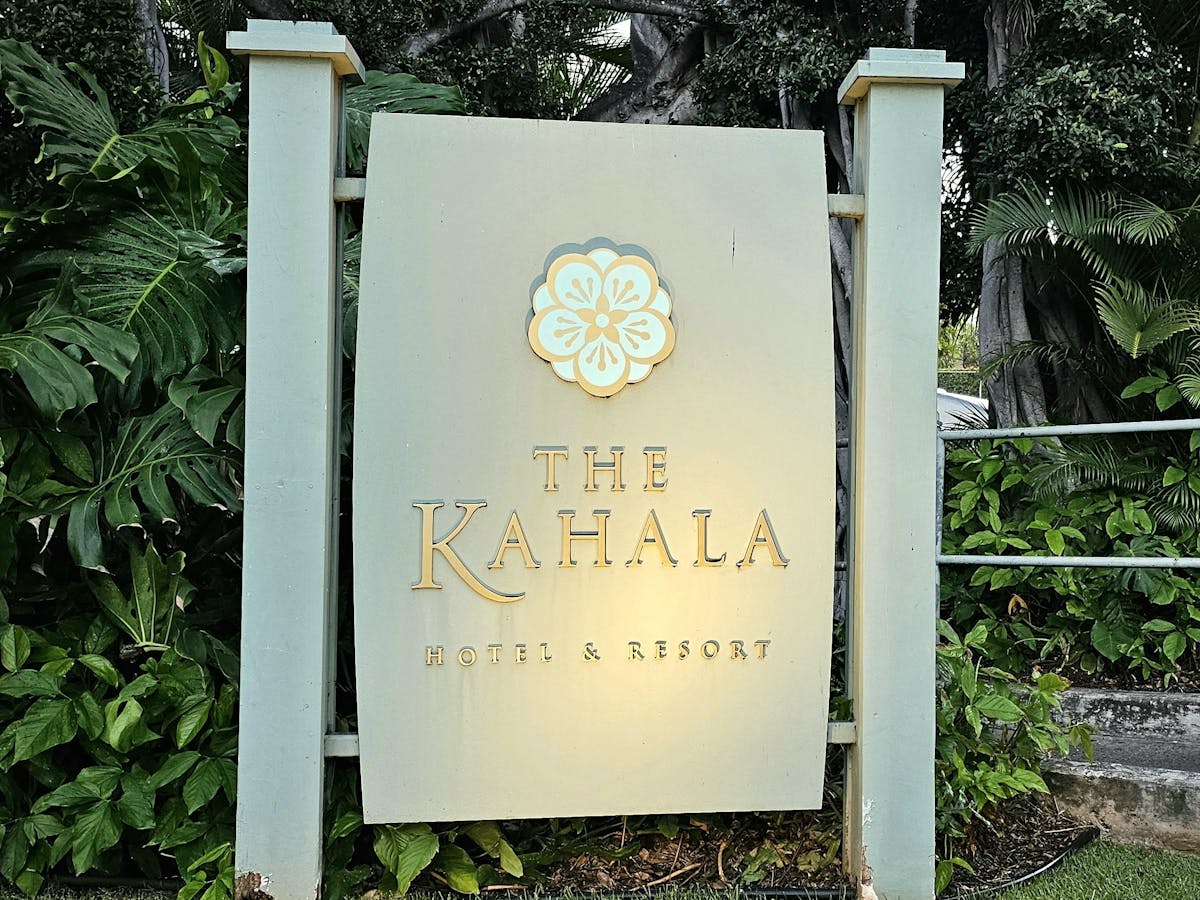 The Kahala Hotel & Resort Signage.
