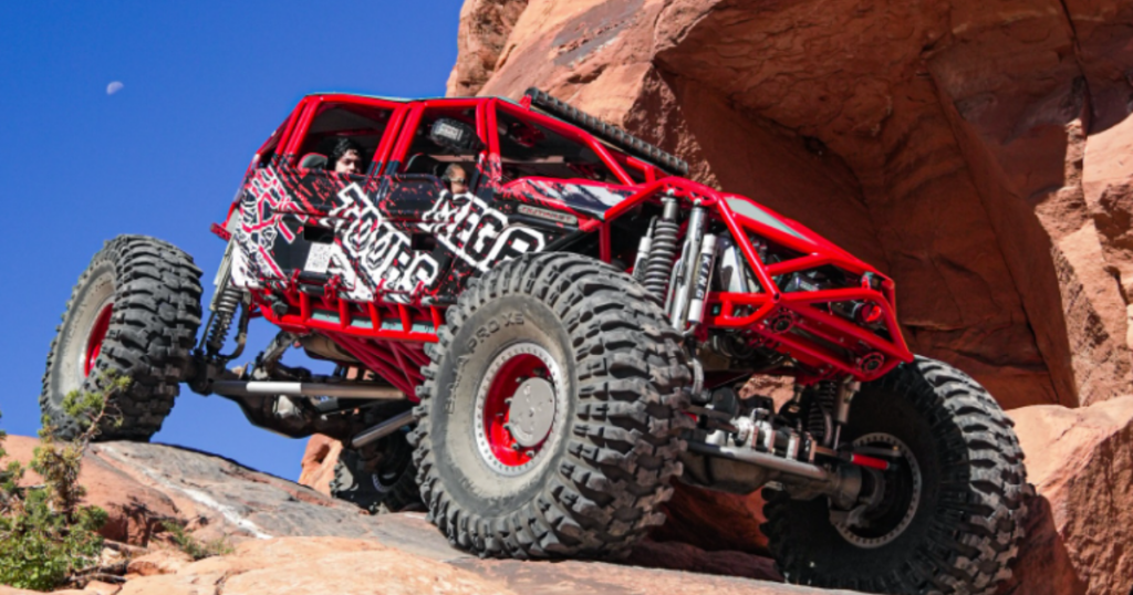Hummer tour with the Moab Mega Buggy