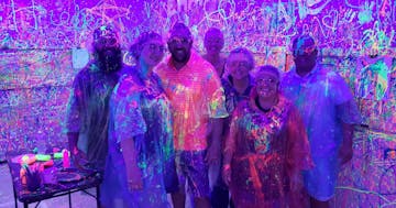 Splat Paint House Now Has Glow-In-The-Dark Neon Paint Parties With