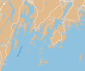Map of Muscongus Bay