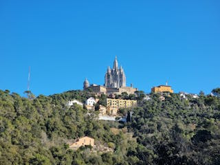 Views of the hike in Collserola Park