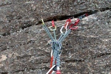 a close up of a climbing equipment
