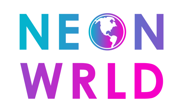 neon world logo