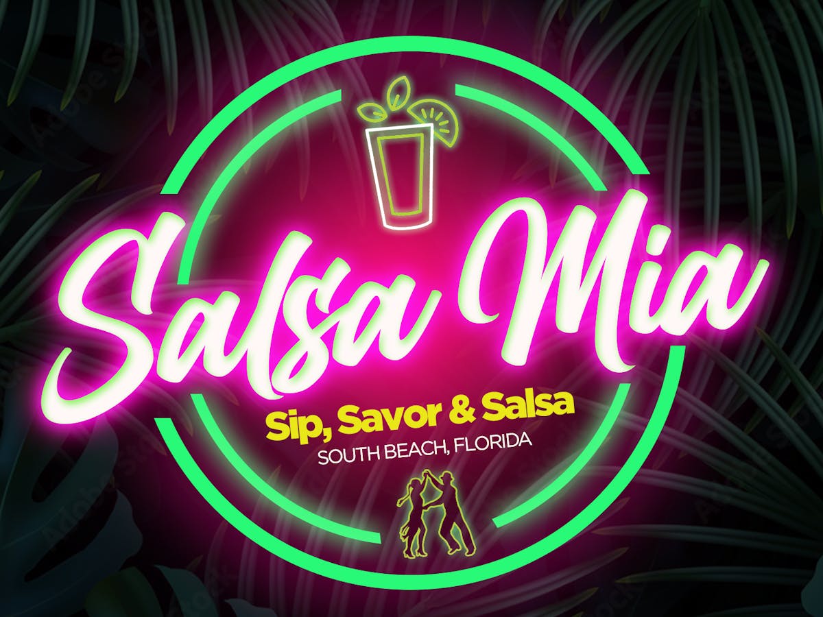 Salsa Mia Sip, Savor & Salsa logo