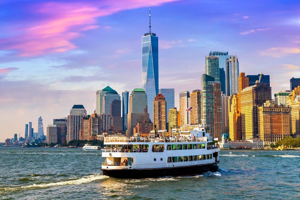 Explore The Wonders Of New York City Statue Of Liberty Boat Ride Bus