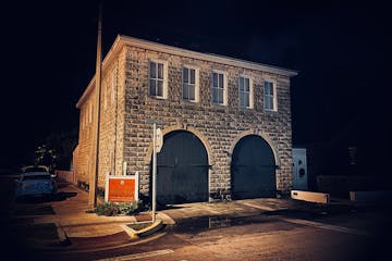 an old brick building