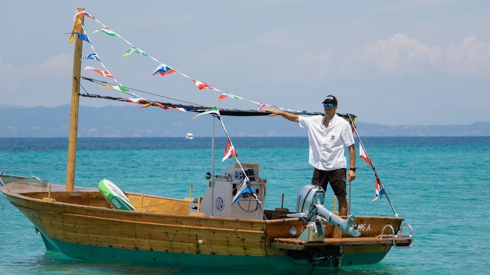 Unveiling Diaporos & Vourvourou: Private Wooden Boat Adventure