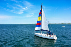 SY Ohana sailing in Grand Lagoon
