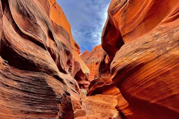 a close up of a canyon