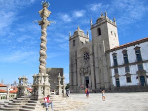 Witness the harmonious coexistence of history and beauty at Porto Cathedral and the Pillory