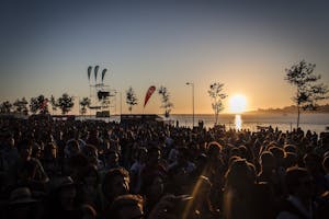 Vibrant Music Festival Crowd in Porto