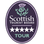 Scottish Tourist Board logo giving The Hairy Coo 5 stars for tours