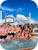 a group of people on a hot tub boat posing for the camera