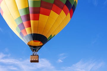 pagosa adventure's hot air balloon balloon in pagosa springs, colorado's sky