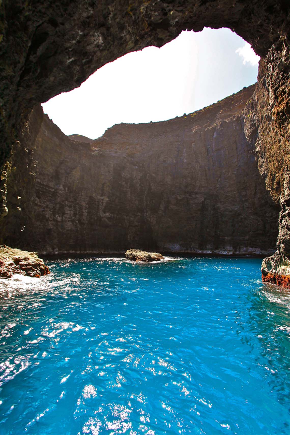 Na Pali Coast Open Ceiling Sea Cave 