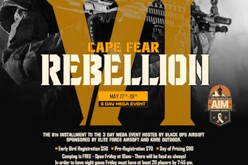 Cape Fear Rebellion VI at Black Ops Airsoft