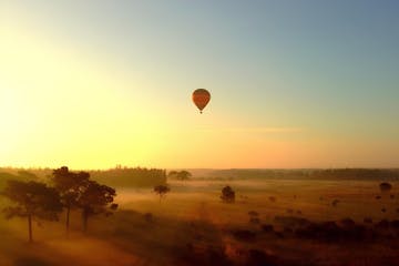 bob's balloons on a sunrise hot air balloon ride in orlando, florida