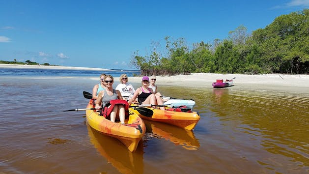 people kayaking in florida