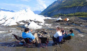 Alaska Glacier Camp Relaxation