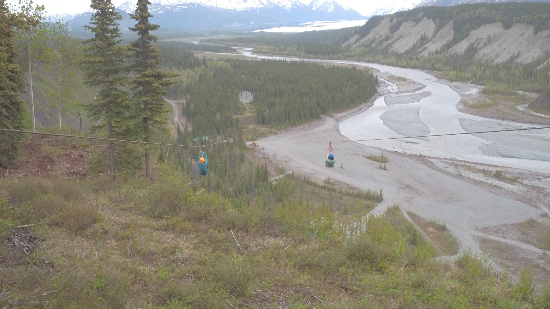  tyroliennes vallée de matanuska 